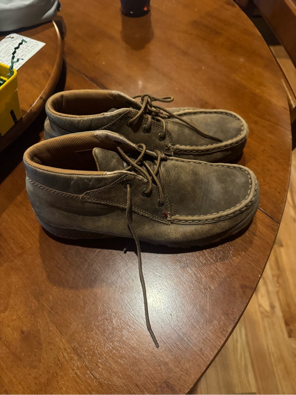 Twisted X Men's Brown Suede Moc Toe Casual Boots